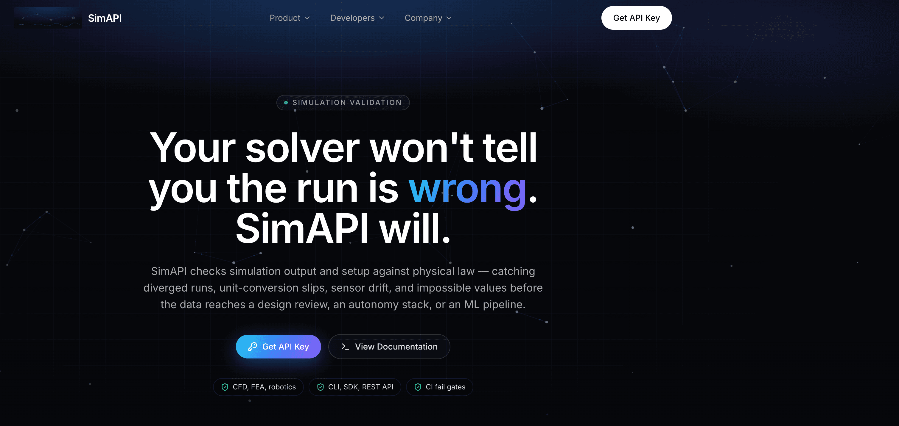 SimAPI preview